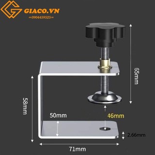 Kẹp cố định mặt hộc ngăn kéo tủ