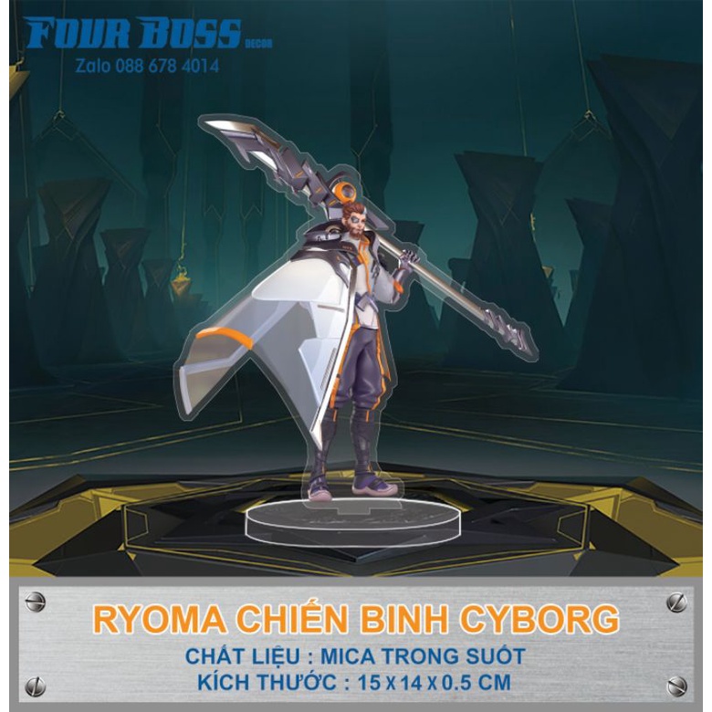 Mô Hình Tướng Ryoma Chiến Binh Cyborg Trong Game Liên Quân Mobile - Arena of Valor