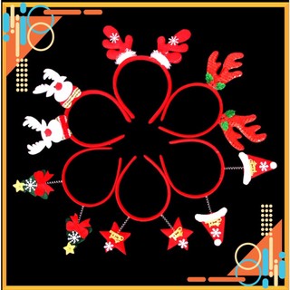 Băng đô cài tóc noel cho bé gái hình ông già noel, sừng hươu,...