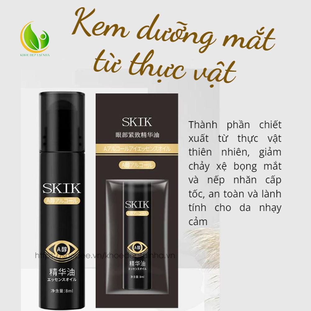Thanh lăn tan bọng mắt SKIK - Giảm thâm quầng mắt, đánh tan bọng mắt, dưỡng da vùng mắt, giảm nếp nhăn, chân chim