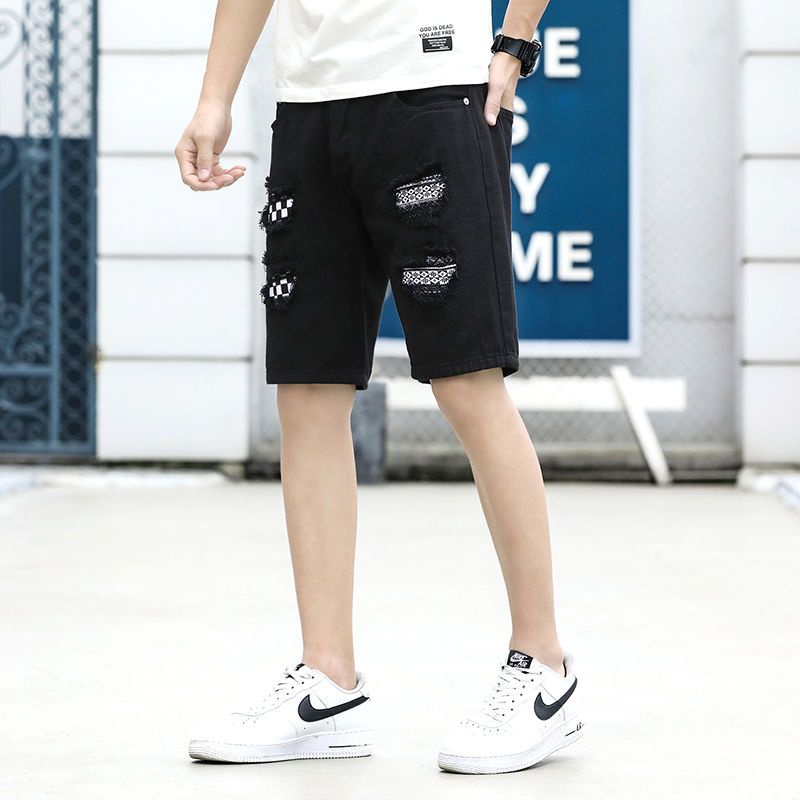 Áo Thun Ngắn Tay Và Quần Short jeans Thời Trang Hè Cho Nam Nữ levis 501