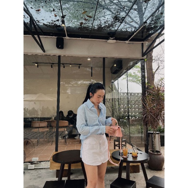 Chân váy Jean ngắn lưng lệch Cocobebe