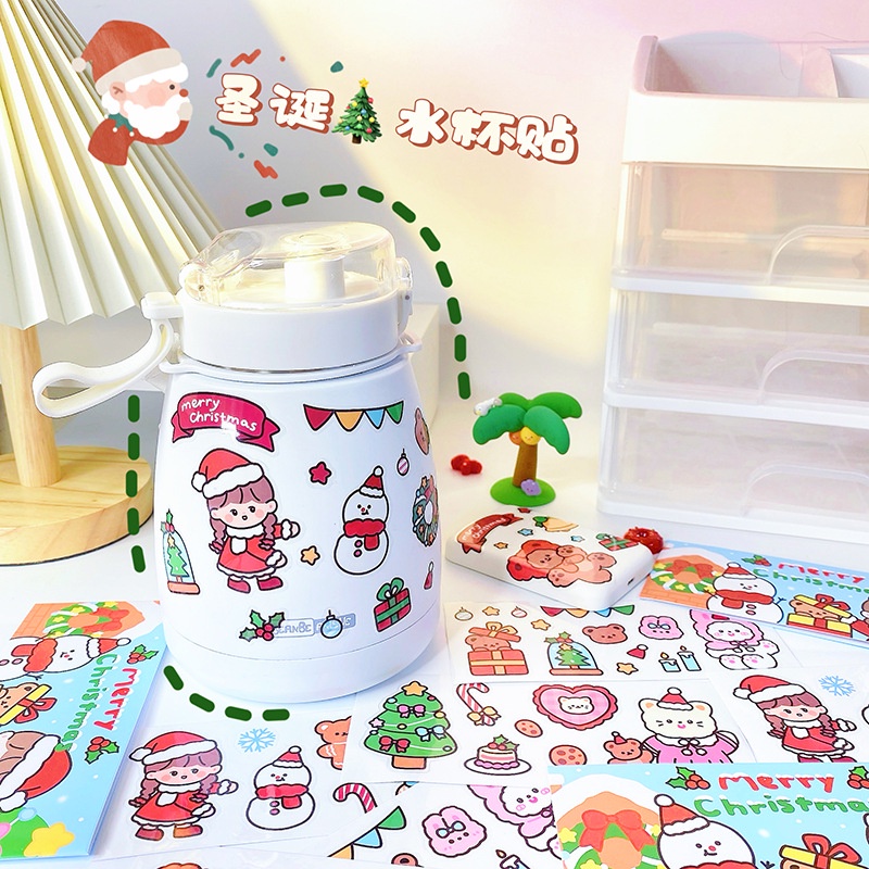 Sticker Giáng Sinh set 4 tấm