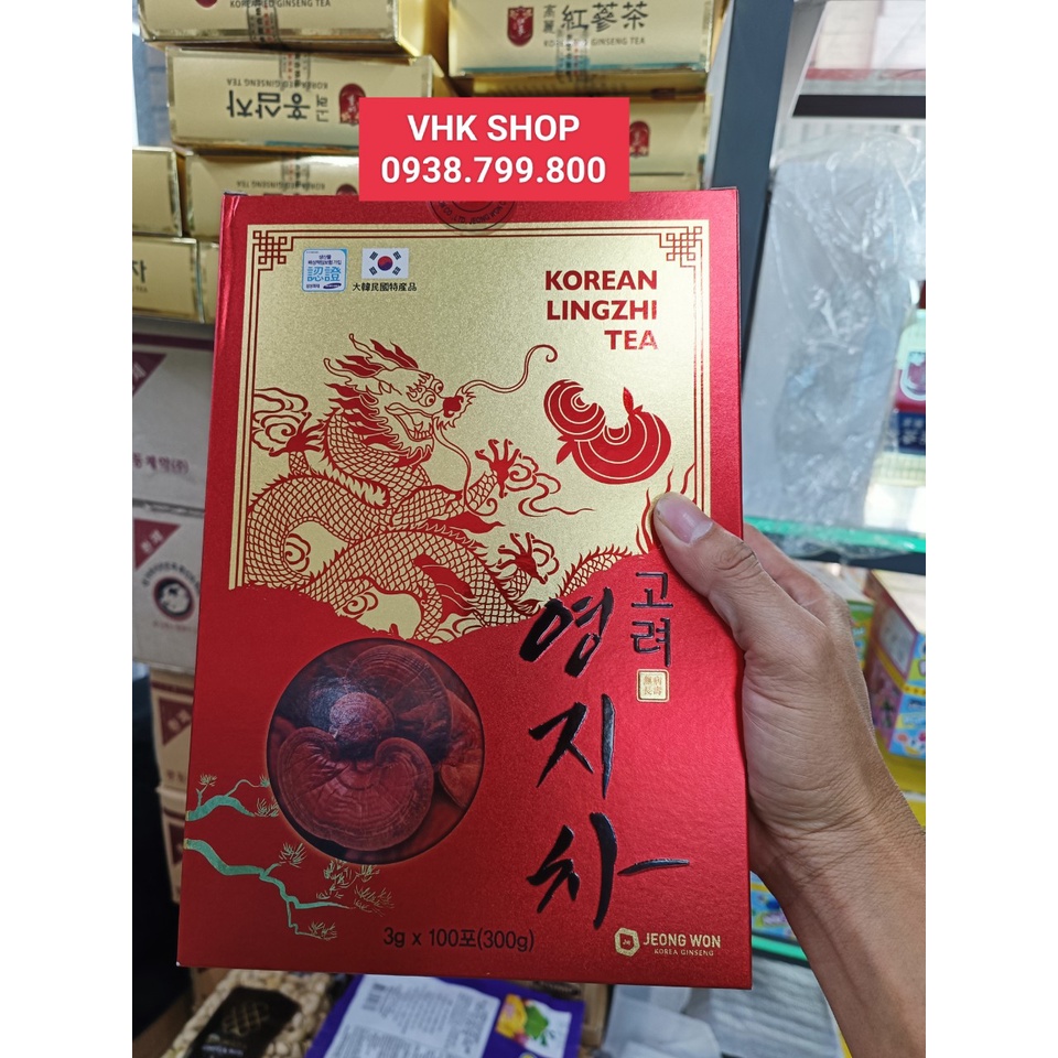 Trà Nhân Sâm và trà linh chi Hàn Quốc