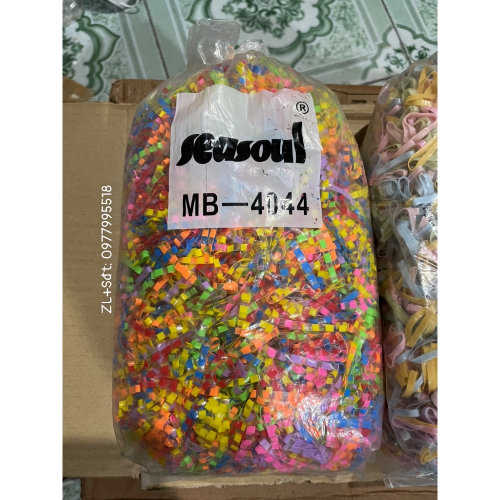 Chun Nịt Buộc Tóc Nhiều Màu Dày Và Dai (1Kg)