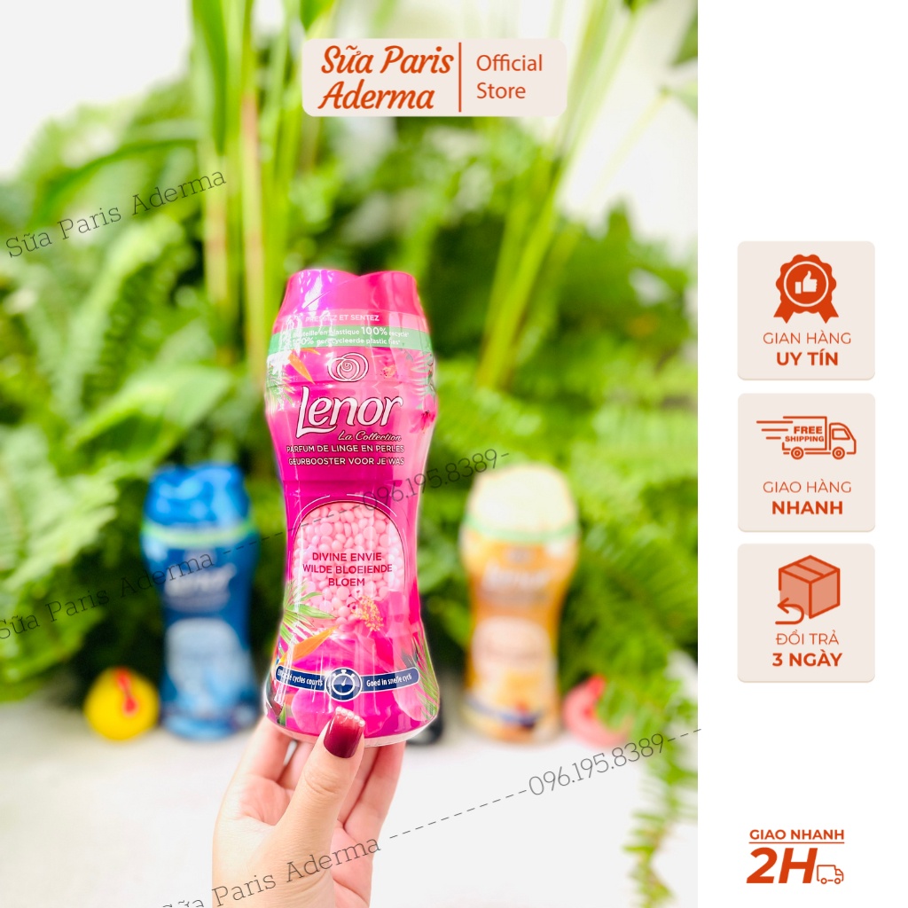 Viên xả vải khô Lenor của pháp, cho quần áo thơm tho, hương thơm rất Tây luôn a.