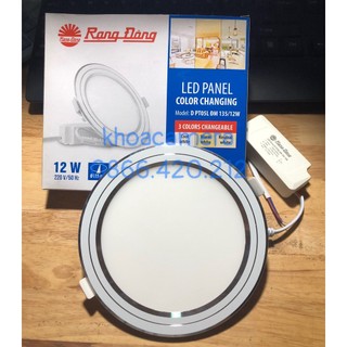 Đèn LED Panel tròn đổi màu DPT05L DM 135/12W Rạng Đông