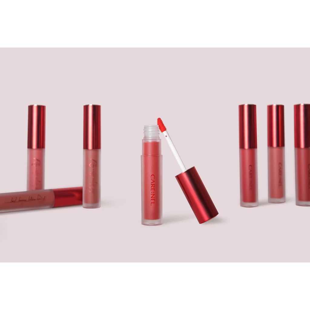 Son Kem Lì Lên Màu Siêu Chuẩn, Siêu Mịn Mịn Carenel Ruby Airfit Velvet Tint - MẪU MỚI 2022