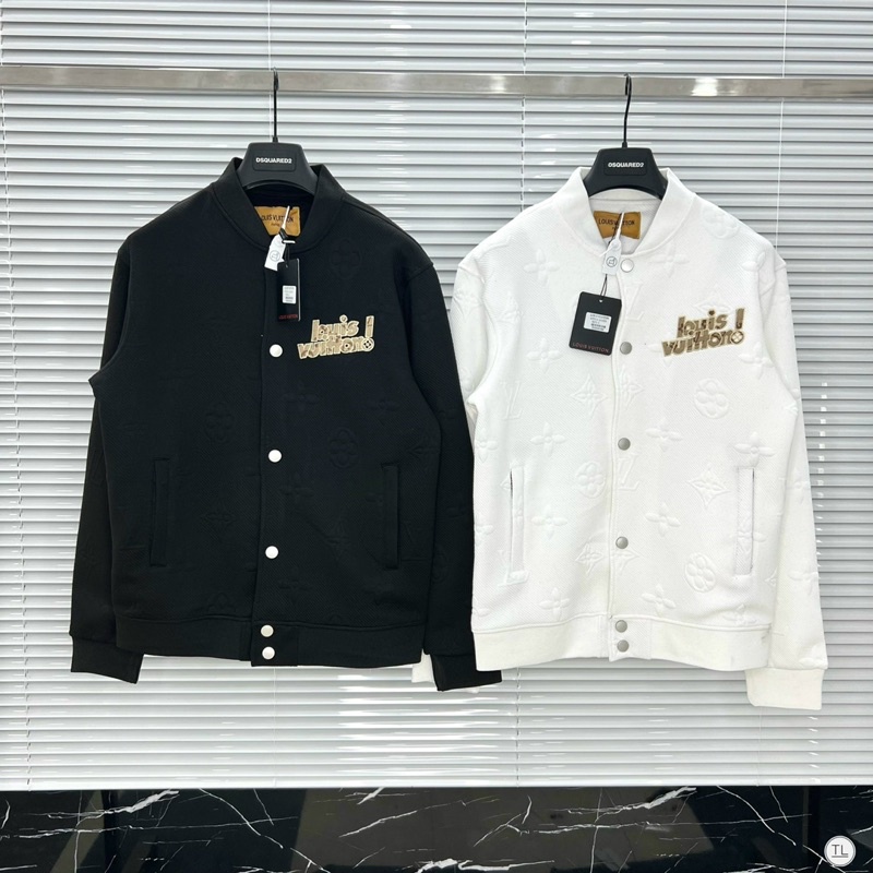 Áo Khoác Bomber Luôn Vui Tươi Chữ Nổi, Logo Thêu