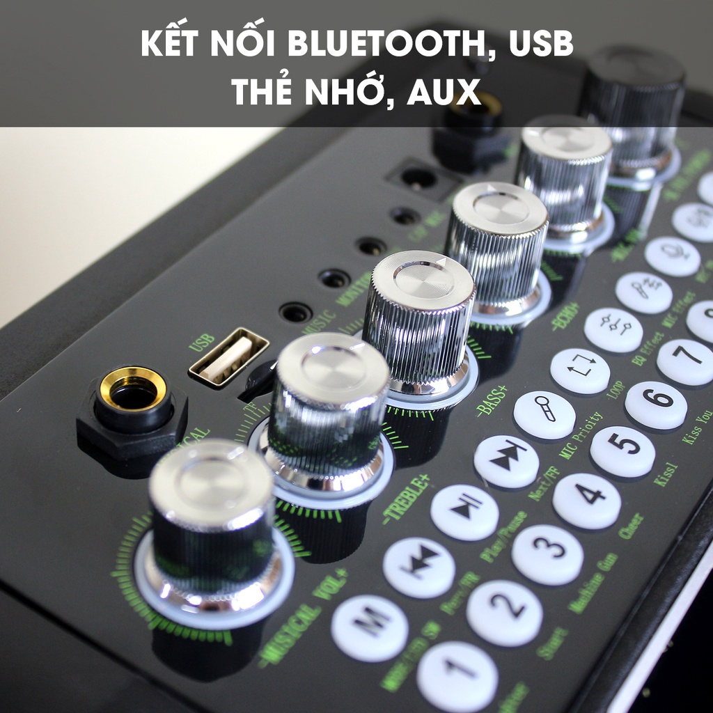 Loa karaoke bluetooth tích hợp tính năng Livestream Oriss TO-788 kèm 02 micro sóng UHF chất lượng cao - SUNRISE MUSIC