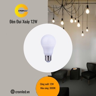 Đèn đui xoáy cromled 12 w