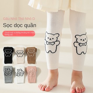Quần tất len siêu đẹp hình gấu cho bé hàng qc