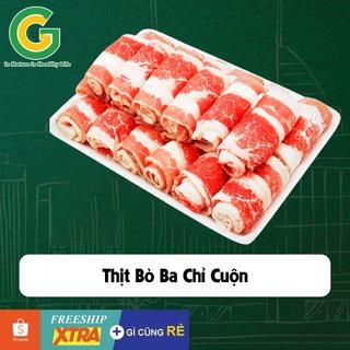 Ba Rọi Bò Mỹ - Thịt Bò Ba Chỉ Bò Cuộn Ăn Lẩu - 500g [Hỏa Tốc HCM]