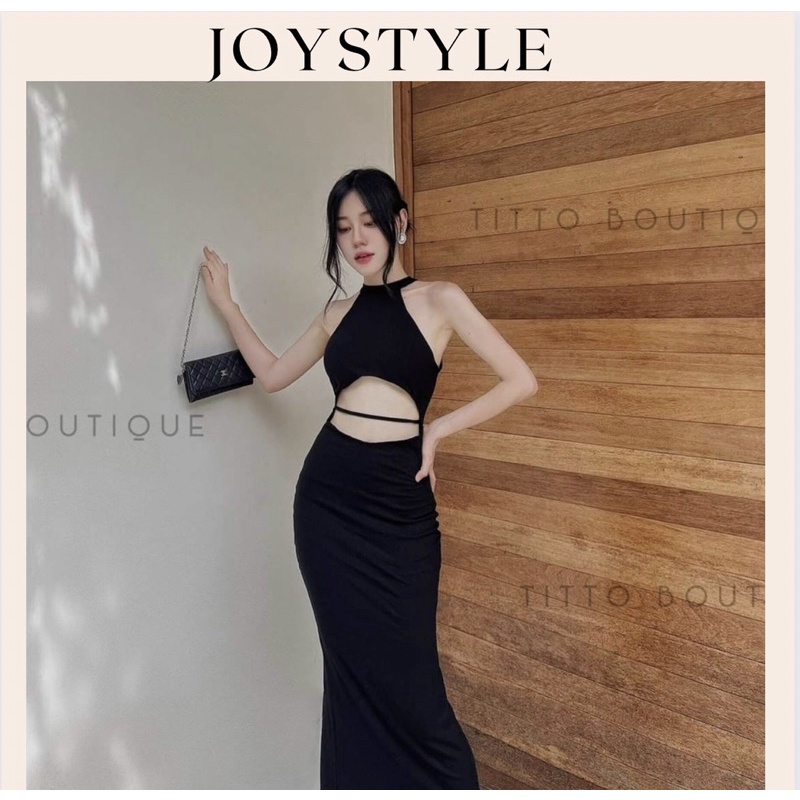 Đầm Khoét bụng joystyle.vn sát nách body dáng sang chảnh