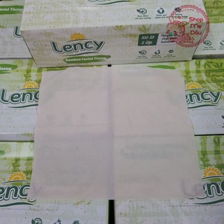 (DATE 2026) Khăn giấy Lụa tre Lency (100 tờ, 2 lớp)