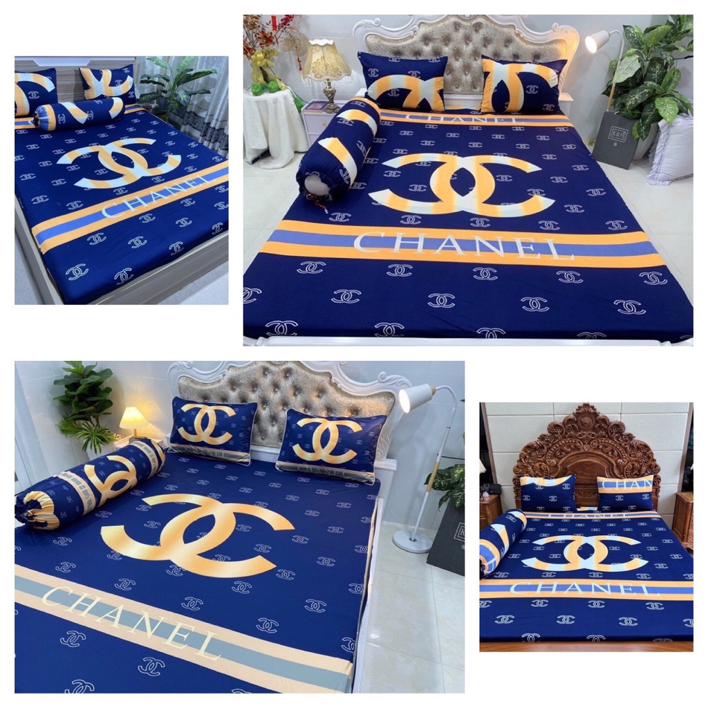 Bộ ga thun lạnh màu trơn 4 món ga thun hàn quốc chuyên dra thun lạnh đủ kích thước ga nệm 1m6, 1m8