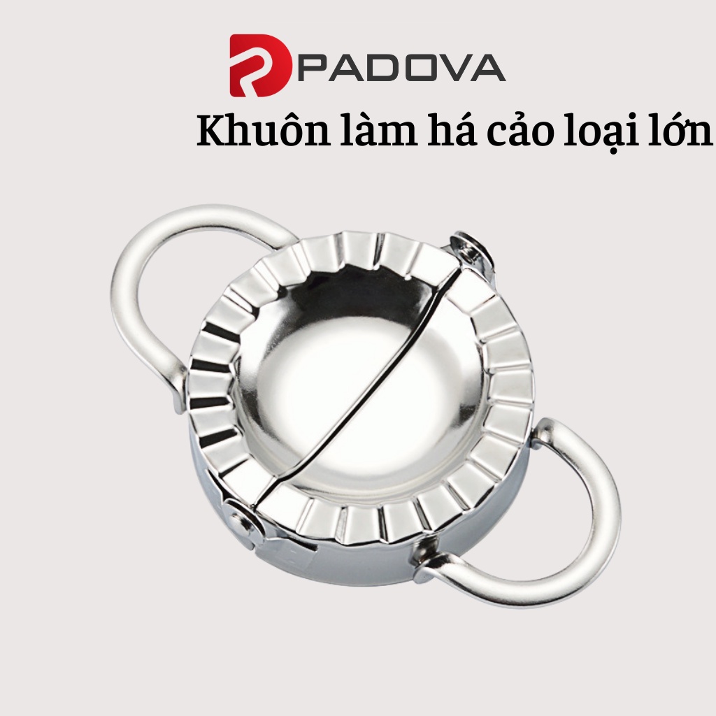 Khuôn Làm Bánh Xếp, Há Cảo PADOVA Loại Lớn, Bằng Inox 304 Không Gỉ 14.8x9.5cm 1006