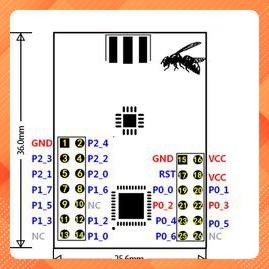 Mạch module CC2530 + PA (chíp kích sóng) bản full - flash zigbee2mqtt