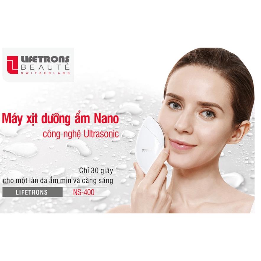 Máy xịt dưỡng ẩm Nano Lifetrons NS-400 - Phun sương nano, tạo ẩm  - Bảo hành chính hãng 12 tháng