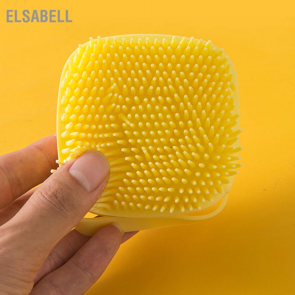 Elsabell. Bàn chải tắm cho chó mèo - Bàn chà lông găng tay massage cho cún và mèo