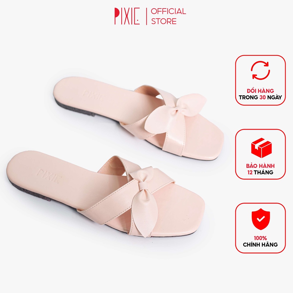 Dép Lê Bệt Quai Thắt Nơ Pixie X908