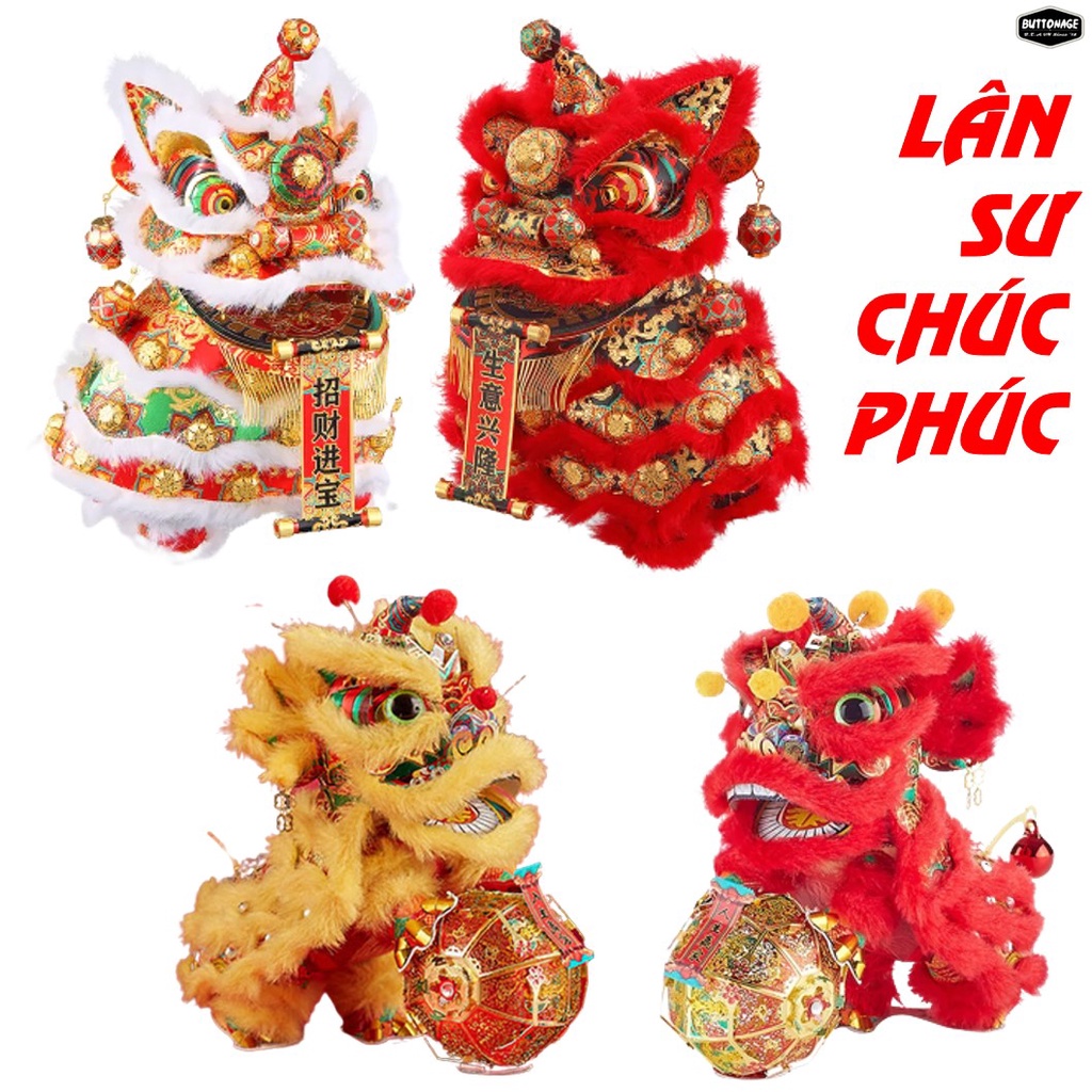 Mô Hình Lắp Ráp 3d Lân Sư Chúc Phúc