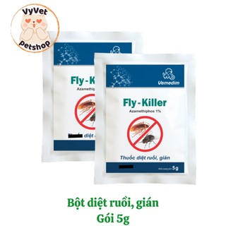 Bột diệt ruồi, gián Fly Kil ler Vemedim gói 5g