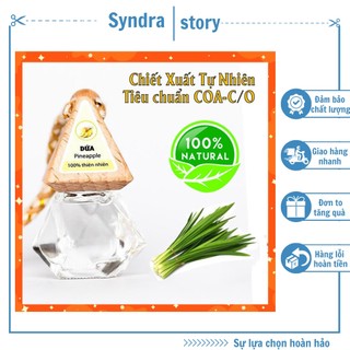 Tinh Dầu Lá Dứa Nếp Treo Xe Ô Tô Xông Phòng Nguyên Chất, Chiết xuất Từ Thiên Nhiên Thơm Phòng Đuổi Muỗi