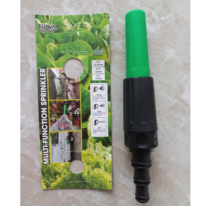 Đầu Vòi Tưới Cây Tăng Áp Đa Năng 27 Nối trực tiếp vào dây bơm - SUWA