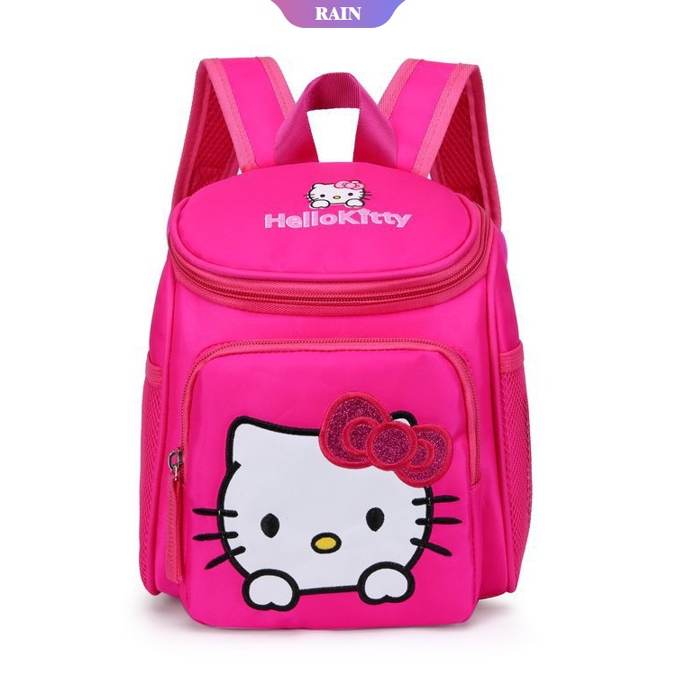 Ba Lô Đi Học Cỡ Lớn Bằng Nylon In Họa Tiết Hello Kitty My Little Pony Superman Cho Trẻ Mẫu Giáo