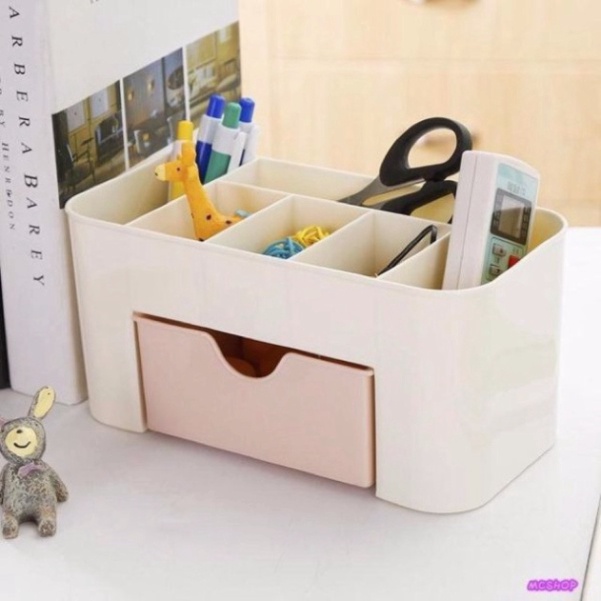 Kệ đựng mĩ phẩm kiểu mới siêu tiện dụng ( 1 tầng nhiều ngăn) ILY