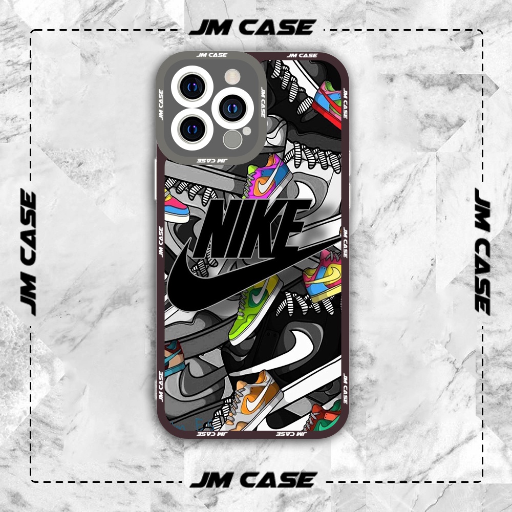 Ốp lưng iphone cạnh vuông JMCase nikke Jordan Giày Thể Thao Fashion 7/7plus/8/8plus/x/xs/11/12/pro/max/plus/promax
