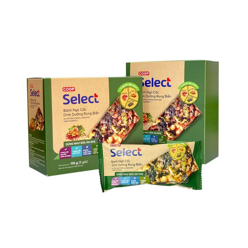 BÁNH NGŨ CỐC RONG BIỂN SELECT 110G