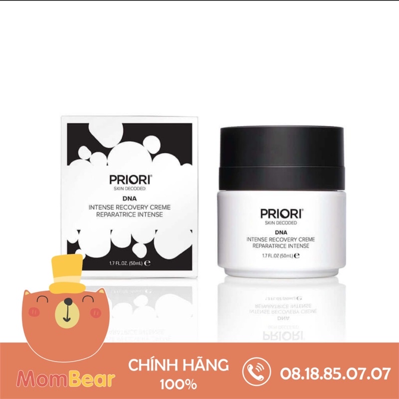 Kem Dưỡng Ẩm Phục Hồi Chuyên Sâu - Priori DNA Intense Recovery Crème 50ml