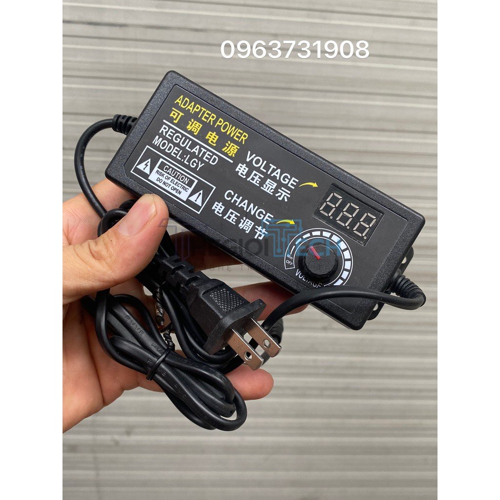Bộ chỉnh nguồn đa năng 3v đến 24v-2.5A bảo hành 12 tháng
