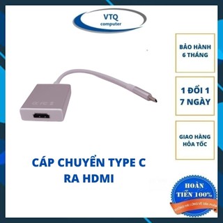 Cáp chuyển usb Type C sang HDMI, Type C to HDMI hàng cao cấp.Bảo hành 6 tháng.shopphukienvtq