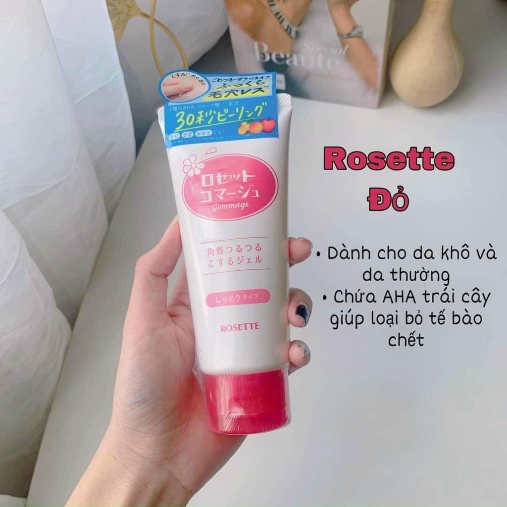 Tẩy Da Chết Rosette Peeling Nhật Bản Chiết Xuất Từ Thiên Nhiên 120g