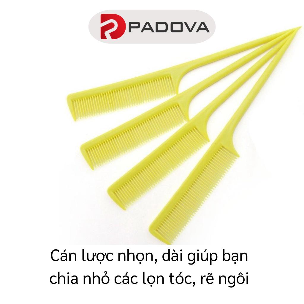 Combo 10 Lược Cán Nhọn Chia Tóc, Búi Tóc Nhanh Chóng Không Tổn Thương Da Đầu PADOVA 8654