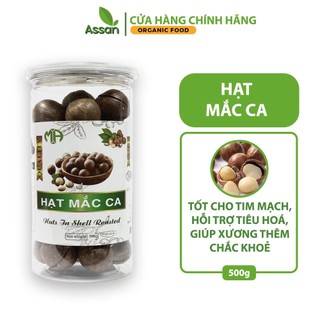 Hạt macca organic, hạt macca nứt vỏ assan 500g kèm đồ khui