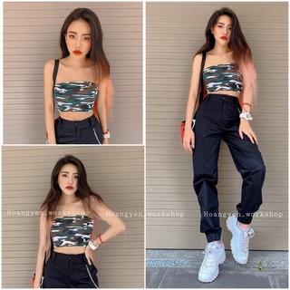 Sally X Croptop - áo thun ống lính