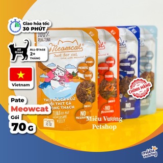 Pate Meowcat gói 70g hàng Việt Nam cho mèo