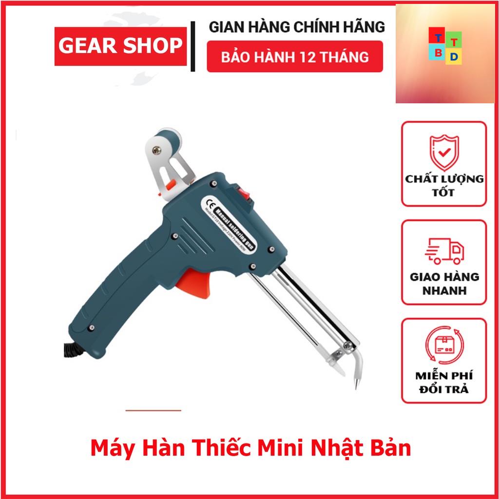 Máy Hàn Xung Kết Hợp Hàn Lẫn Chì Hàn- Mỏ Hàn Thiếc Dạng Súng Tự Đẩy - Tặng Thêm 1 Cuộn Thiếc