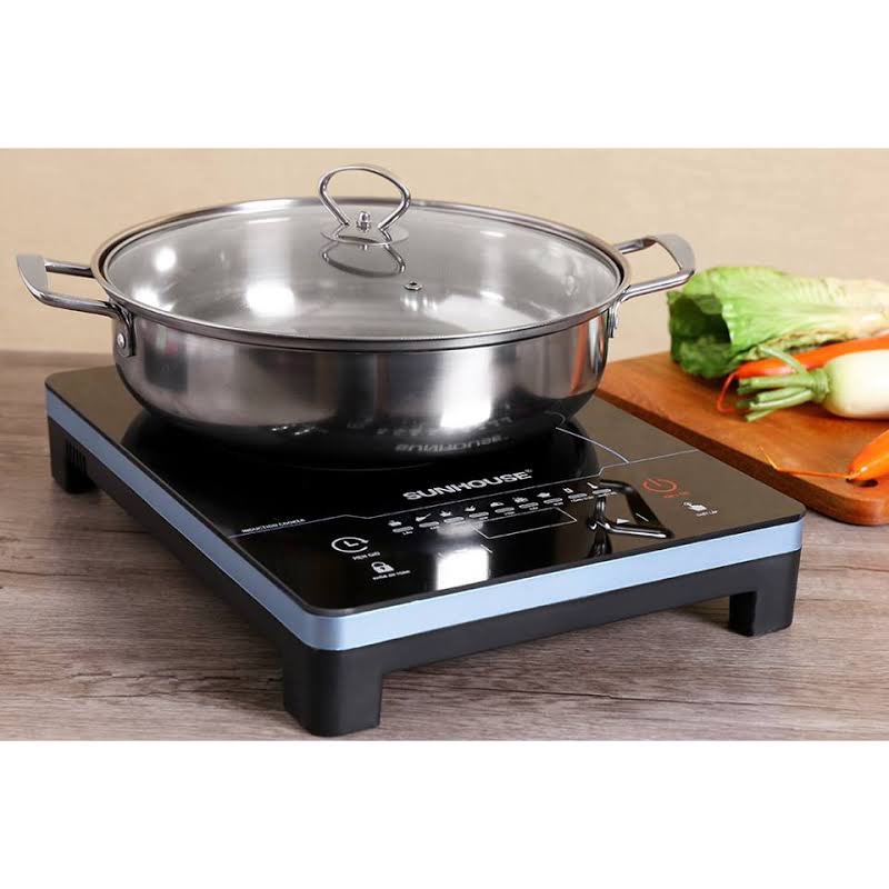 Bếp Từ Đơn Sunhouse SHD-6873-7 Chế Độ Nấu Đa Năng-Tặng Kèm Nồi Siêu Dày