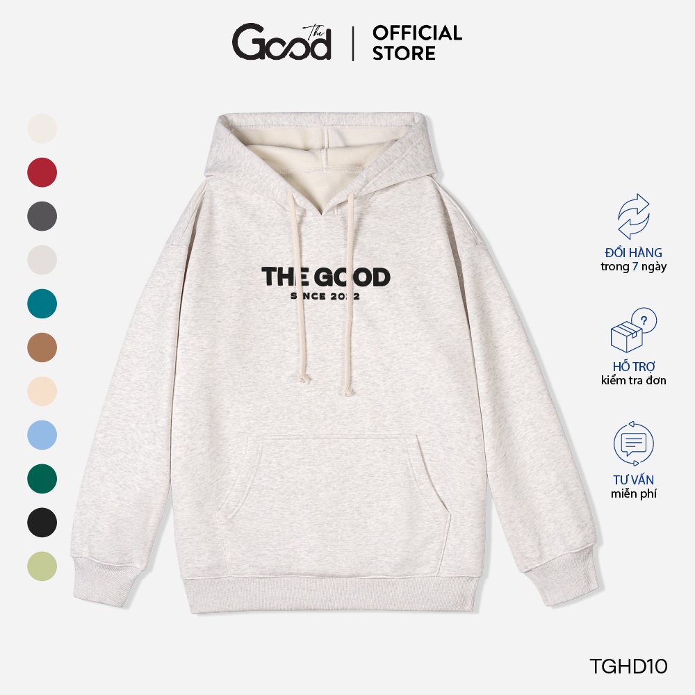 Áo Hoodie Lót Lông Thiết Kế THE GOOD/ Basic Hoodie