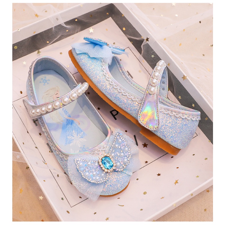 Giày công chúa Elsa búp bê cho bé gái 2-7 tuổi mẫu mới 2022