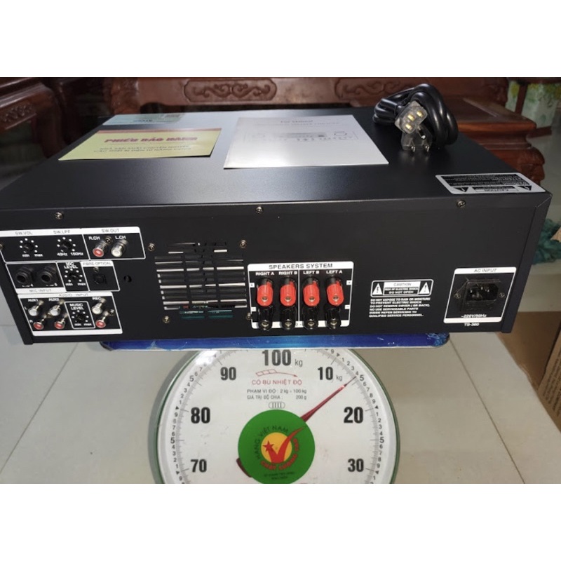 Đẩy liền vang JA S6-500 EXTRA bluetooth usb line optical chống hú mic