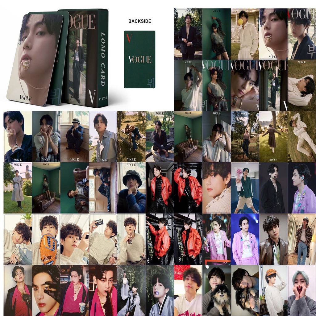 Set 55 lomo card Bts V-Mẫu 2