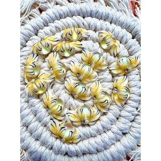 Hoa Bột Nail - Cúc Vẽ viền đá mắt mèo.