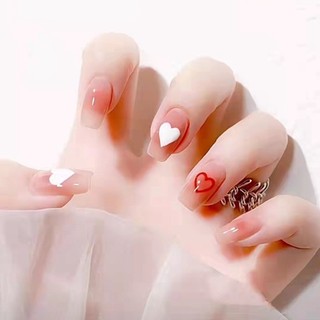 Móng giả Set 24 móng tay kèm chai keo dán