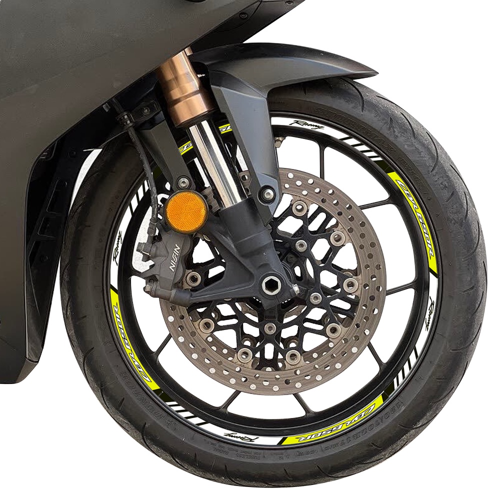 CBR 650R Wheel Hub Reflective Sticker Honda Motorcycle Wheel Rim Không thấm nước Decal Strip Bánh xe sửa đổi Sticker
